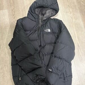 The North Face Black Hooded Down Jacket